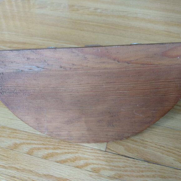 Vintage Cherub Carved Wood Angel Shelf Wall Mounted Altar Chunky Smiling Happy - Picture 9 of 16